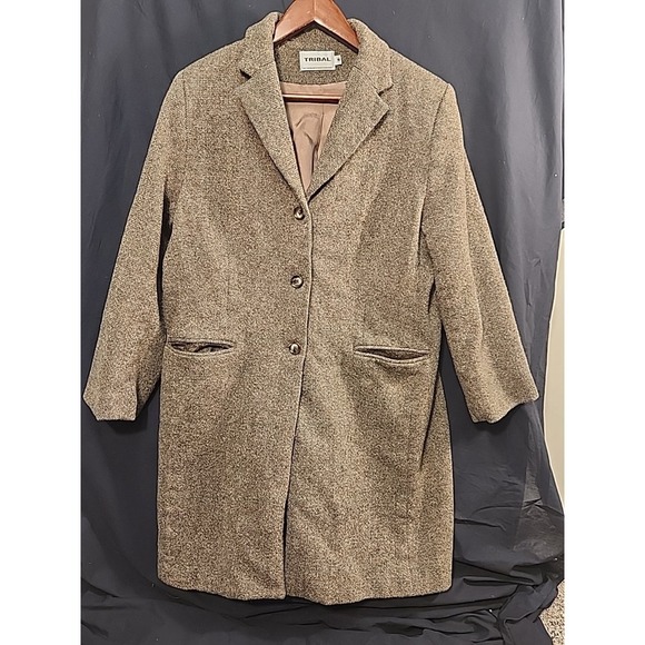 Tribal Jackets & Blazers - Tribal Wool Blend Jacket Sz 14 Mid Length